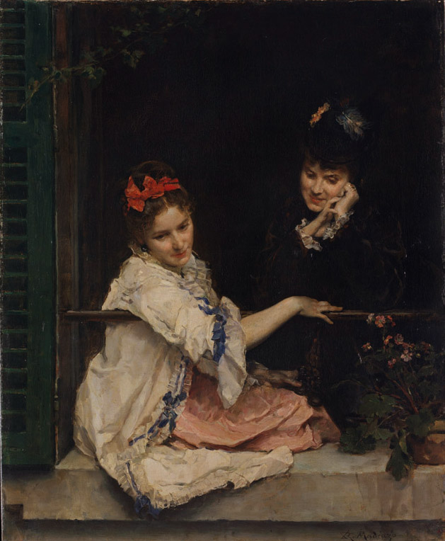 Raimundo de Madrazo y  Garreta Women at a Window (nn02)